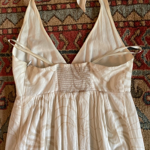 Cotton Linen Maxi Dress Size S - Picture 3 of 10